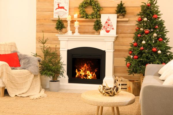 Fireplace Shiplapping in Ames