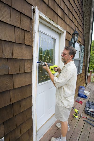 Exterior Door Trim Repair in Ames